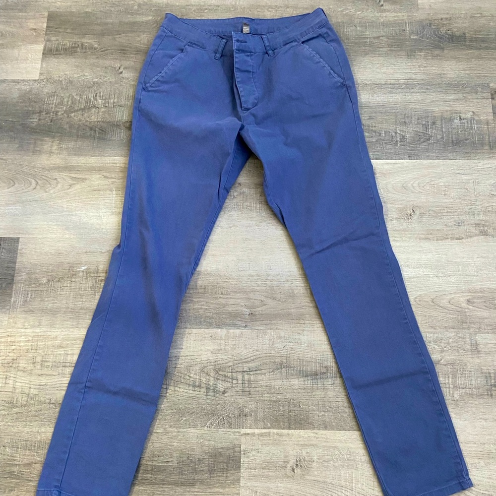 ASOS DESIGN Super Skinny Chinos | Washed Crown Blue